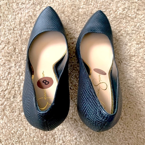 ✨JESSICA SIMPSON✨ONYX BLACK SEXY HEELS - Picture 10 of 11